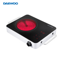大宇（DAEWOO）电陶炉电磁炉家用远红外光波加热不挑锅 静音T1-3白色