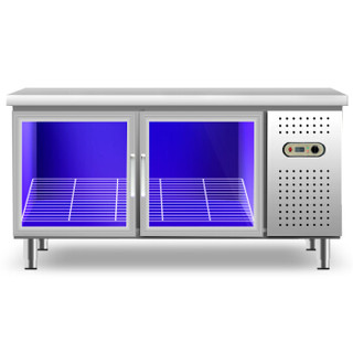 艾拓（ITO）ITO-GZT03 商用冷冻冰箱 1.8米全冷藏保鲜工作台 卧式不锈钢操作台 冰柜冷柜
