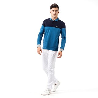  LACOSTE 拉科斯特 KH9049J2 男士撞色长袖Polo衫 (SZH、03)