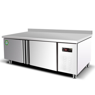 艾拓（ITO）ITO-GZT03 商用冷冻冰箱 1.5米冷藏冷冻保鲜工作台 卧式不锈钢操作台 冰柜冷柜