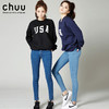 CHUU -5KG P0000WQV 女士牛仔裤 (深蓝色、25)