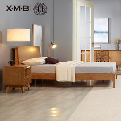 喜梦宝 实木床1.5米/1.8米松木双人床卧室家具简约日式床