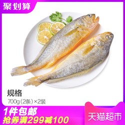 GUOLIAN国联黄花鱼(2条装)700g*2 黄鱼冷冻新鲜
