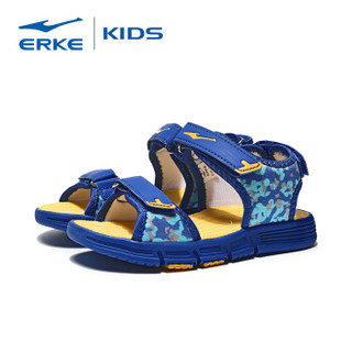 ERKE 鸿星尔克 63118210019 男童沙滩鞋 (30、古蓝/清幽蓝)