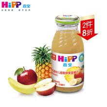 喜宝 有机香蕉苹果菠萝汁 200ml/瓶