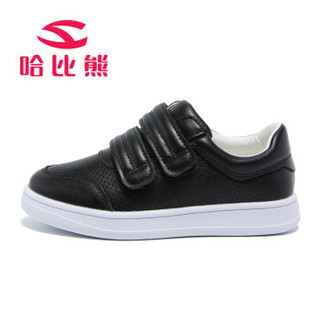 哈比熊 GS3553 儿童板鞋 (29、黑色)