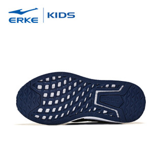 ERKE 鸿星尔克 63118320002 男童慢跑鞋 (37、墨水蓝/浅灰)