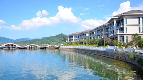 余姚四明湖开元山庄豪华山景房住宿2晚（含早餐+水果1份）