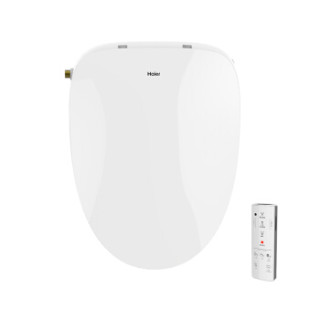 海尔(Haier)卫玺 智能马桶盖 电动坐便器盖 洁身器 即热式净水款 遥控长款V5-5320