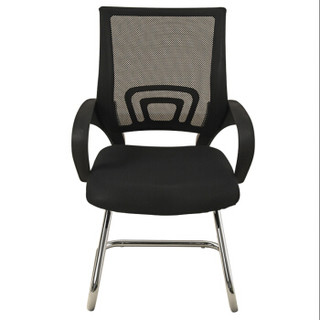 卡奈登（CONEDUN）弓形会议椅子网布职员电脑椅五金办公弓字椅家用椅  XY3350-C  黑色