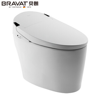 贝朗 BRAVAT C21181W-4多功能智能马桶坐便器 自动冲水清洗风干除臭 即热式无水箱型