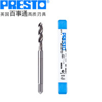 百事通（PRESTO）进口高速钢螺旋槽丝攻M2.50X0.45公制机用丝锥