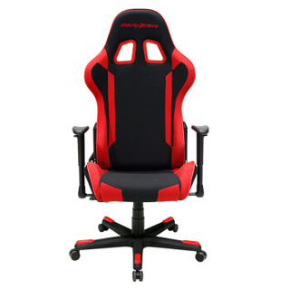 迪锐克斯 （DXRACER） F87 电脑椅子 可转办公椅 人体工学椅 电竞椅 黑红 游戏椅子