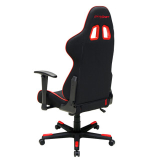 迪锐克斯 （DXRACER） F87 电脑椅子 可转办公椅 人体工学椅 电竞椅 黑红 游戏椅子