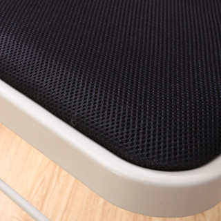 折叠椅子凳子家用电脑椅办公椅子折叠靠背椅XK1022黑色网布