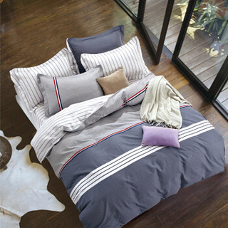 南极人 床单家纺 全棉印花床上用品 双人纯棉床单 华尔兹 230*245cm