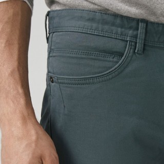 Massimo Dutti 00037027500 男士超修身版斜纹理仿牛仔布裤