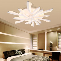 洛林（ROLin） 遥控客厅灯led吸顶灯卧室书房节能灯具90W创意灯无极调光826/6+3