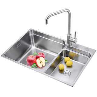 京东PLUS会员：莱尔诗丹 Larsd  LR7045  不锈钢水槽单槽台下盆 水槽单槽套餐 厨房洗菜池洗菜盆洗碗池