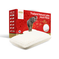 TAIPATEX 泰国天然乳胶透气方枕(小)枕头单人枕芯62CM*38CM*15CM