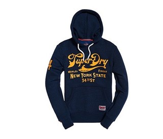  Superdry 极度干燥 SM20650NRK 男士印花连帽卫衣