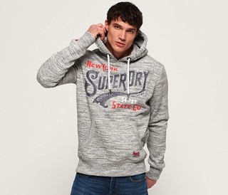  Superdry 极度干燥 SM20650NRK 男士印花连帽卫衣