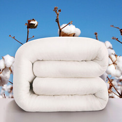 瑞卡丝全棉被子双人100%新疆棉被冬季棉花被加厚棉被芯冬天棉花胎6斤棉絮被芯 2*2.3m被褥