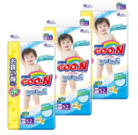 GOO.N 大王 婴儿纸尿裤 XL52*3包