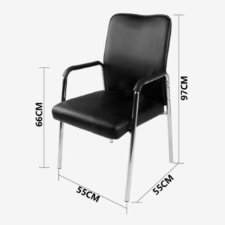 尼德（need）亚当系列 舒适办公电脑椅子 家用餐椅会议培训专用 AE33C 黑色