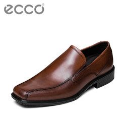 ECCO爱步男士正装皮鞋 方头舒适时尚套脚男鞋 翰斯623514