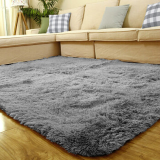 富居(FOOJO)长绒地毯客厅卧室地毯2*3米 灰色