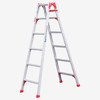 瑞居家用梯子两用梯子人字梯加厚梯子铝合金梯 YQZHT-1.74 折叠六步梯子