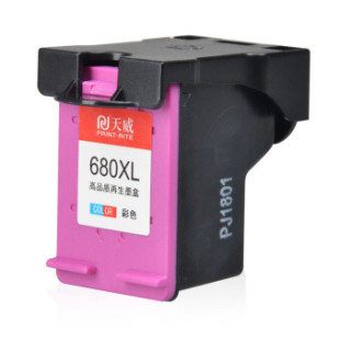 天威 680墨盒XL大容量彩色 适用HP DeskJet 3638 3636 5088 3838 4678 2138 3778 2678 5078 4538可加墨