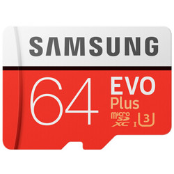 SAMSUNG 三星 EVO+升级版 64GB TF存储卡