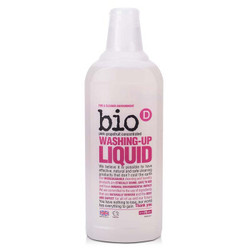 泊欧涤（bio-D）英国进口洗洁精 环保浓缩洗碗液（粉红葡萄柚）750mL