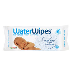 WaterWipes 爱尔兰进口 婴儿湿纸巾  手口可用 60抽/包