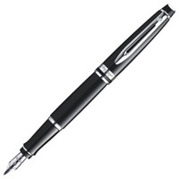威迪文（WATERMAN）钢笔/签字笔 EXPERT丽雅黑白夹墨水笔法国进口商务办公甄品 F尖