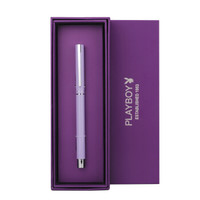 花花公子（PLAYBOY)尚品系列钢笔 女士成人学生用练字墨水笔 珠光紫F4605-B