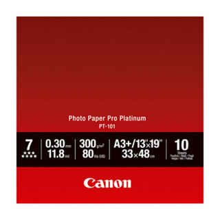 佳能（Canon）PT-101 A3+(10) 优质专业照片纸