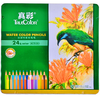 TRUECOLOR 真彩 4576 六角水溶性彩色铅笔 24色