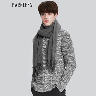  Markless MSA7703M 男士高领加厚修身针织衫 灰色 170/M