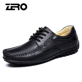 ZERO 9892 男士柔软手工皮鞋 系带款 黑色 40