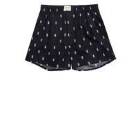 GIORDANO 佐丹奴 01177139 男式平底四角裤 96黑色 中码(170/80A)