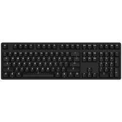 ikbc F108 机械键盘 有线 108键 单光 cherry轴  黑色 青轴