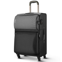 BINHAO 宾豪 6645TTB 静音万向轮行李箱 黑配灰 24英寸