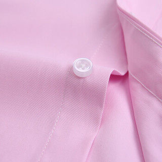 雅鹿 509 男士休闲长袖衬衫 粉色 39