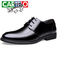CARTELO 1008 男士商务内增高皮鞋 黑色 39