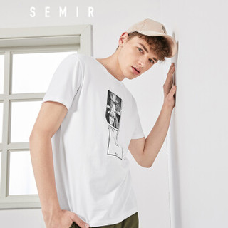 Semir 森马 19038001213 男士短袖T恤 漂白 M