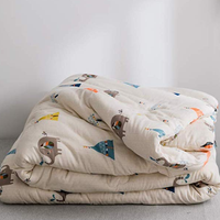 婉寇 手工纱布印花棉花被子 150*200cm 5斤