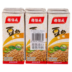 杨协成 原味豆奶 利乐包组合装 250ml*6盒 马来西亚进口饮料 新加坡百年品牌 新老包装随机发货 *7件
